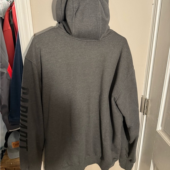 Carhartt Men’s Rain Defender Hoodie Medium-Gray - Picture 4 of 4